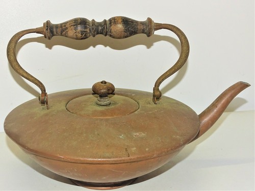 Ancienne theiere cuivre xix - -ancienne,