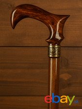 Canne de marche en bois pleine