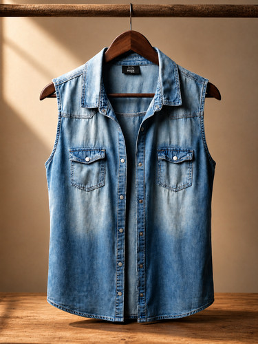Chemise jean femme sans - chemise,