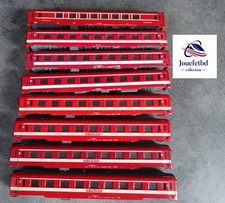 JOUEF HO 1/87 8 caisses et châssis nus avec vitrage pour voiture livrée capitole