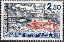FRANCE 1985  CANOT DE SAUVETAGE   n° 2373 Neuf ★★ luxe / MNH (A)