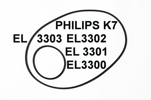 Courroies set philips - courroies,