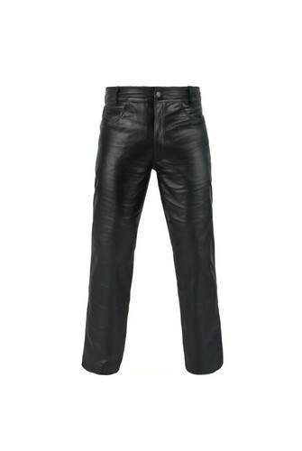 Pantalon cuir véritable - en,