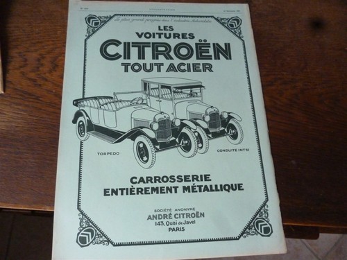 Citroen tout acier - acier, torpédo