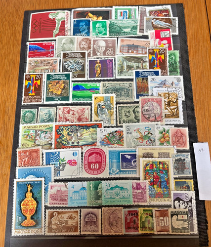Lot timbres monde - de, entier