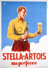AFFICHE POSTER BIERE STELLA