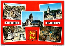 50 VILLEDIEU LES POELE - differents aspects de la commune