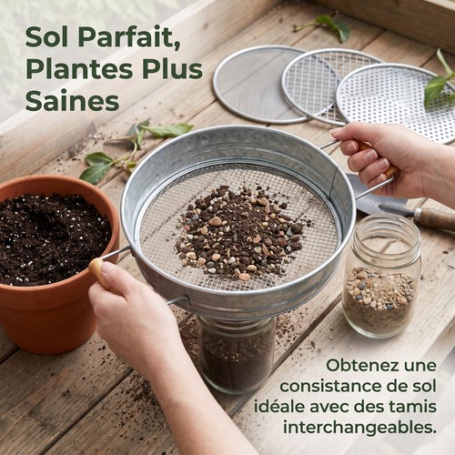 Tamis jardin métal - tamis,