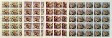 Full Set Of Sheets Mnh Stamps WWF Cheetah Imperf./ Feuilles Série WWF Guépards