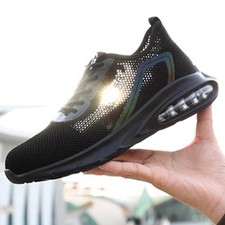 Chaussures de sécurité d'été pour hommes et femmes baskets bonnet en acier chaussures de sécurité au travail