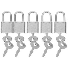  5 Sets Cadenas Coffre Bijoux