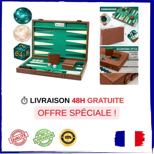 Backgammon luxe faux - backgammon, cm