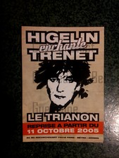 HIGELIN ENCHANTE TRENET CONCERT TRIANON 2005  carte postale postcard