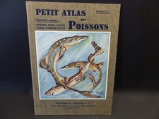 petit atlas des poissons boubée fasicule 1 poissons marins 1942 Boubée