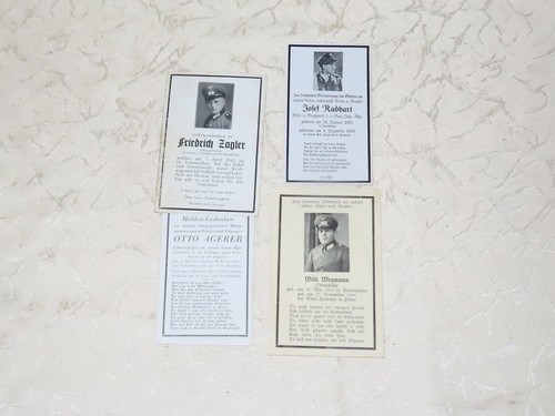 Lot cartes mortuaires 4 - de,