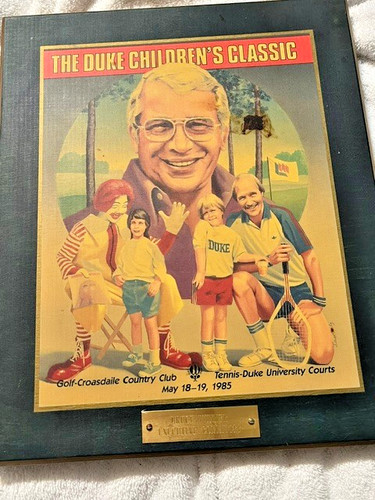 Ronald mcdonald golf plaque - ronald,