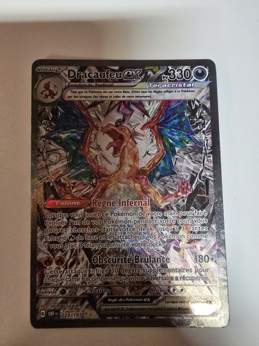 Carte pokemon dracaufeu ex - fr,