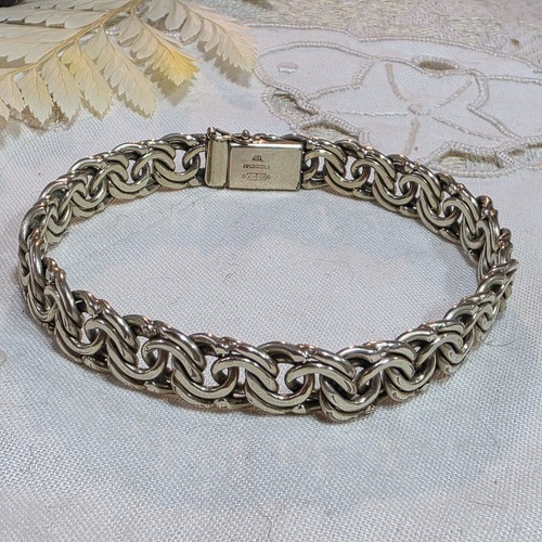 Ancienne gourmette barrette - gourmette,