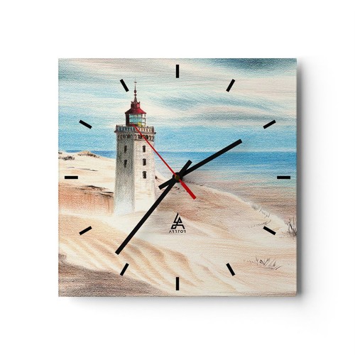 Horloge murale verre - horloge, en