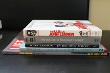 John Lennon The Beatles 3 Book 2 DVD Lot In His Own Write LIFE Imagine Hard Days