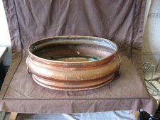 Jardinière ovale ancienne en