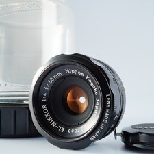 Ex + 5 Nikon El Nikkor 50mm F/4 Agrandissement Lentille W / OEM Clera Étui De