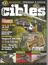 CIBLES N°433 DEMINAGE A VERDUN / S & W 22-4 TRC / RUGER / COLT PYTHON / ARME BCM