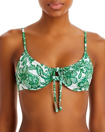 Palm swimwear botanical print - botanical,