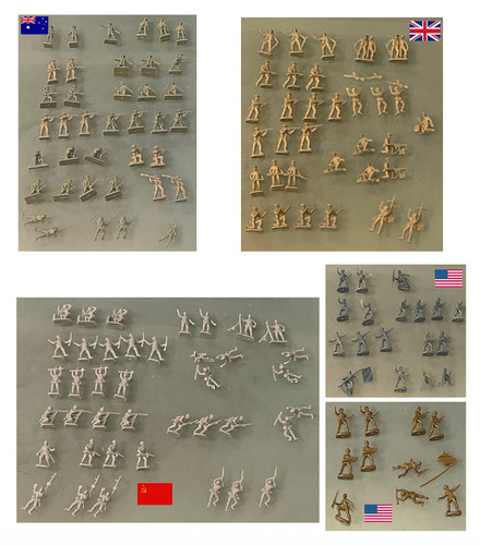 Lot anciens soldats en - d’anciens,