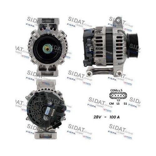 Alternateur sidat a24bh0140 - sidat,