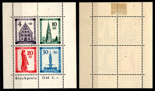 Baden allemagne bloc 2a - allemagne,