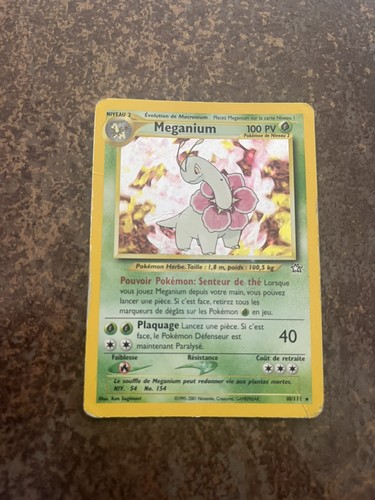 Carte pokemon meganium holo - carte,