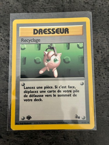 Carte pokémon dresseur - carte,