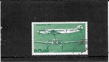 FRANCE 1987  TRIMOTEUR DEWOITINE 338   TIMBRE GOMME CACHET ROND PA. N°60