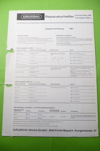 Manuel service pour grundig - manuel,