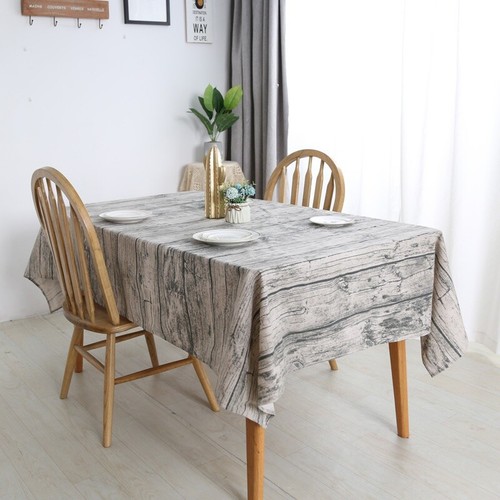Vintage nappe simulation bois - nappe,