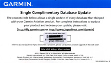 Garmin database update code