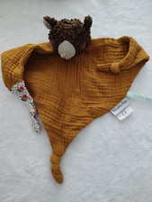 Doudou Plat Lange Ours Brun