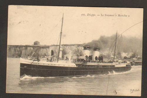 Dieppe bateau steamer - dieppe,