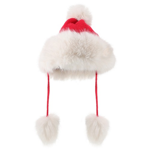Bonnet pompon fausse - à,