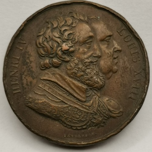 Medaille henri louis xviii - medaille,