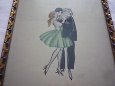 Tableau ancien  danseuse Art