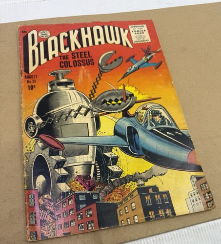 Blackhawk comic aug 1955 - #91,