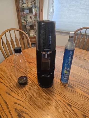 Soda stream machine with full - soda,