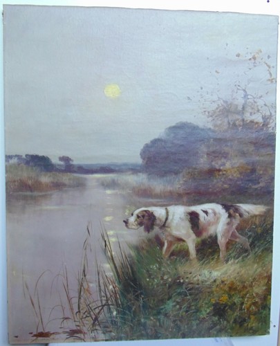 Huile sur toile eugene - -, petit