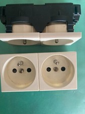 Lot de 2 PRISE DOUBLE MOSAIC