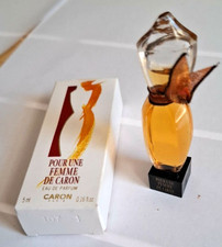 MINIATURE  EAU DE PARFUM " POUR UNE FEMME" DE CARON  NEUF