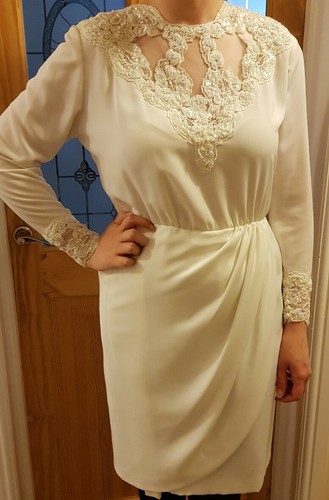 Robe midi manches - , longues