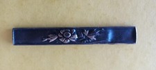 KOZUKA EN LAITON, DECOR FLEUR DE PIVOINE, JAPON XIX eme.