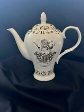 Théière Hendrick's Gin, Ecosse, porcelaine blanche, collection